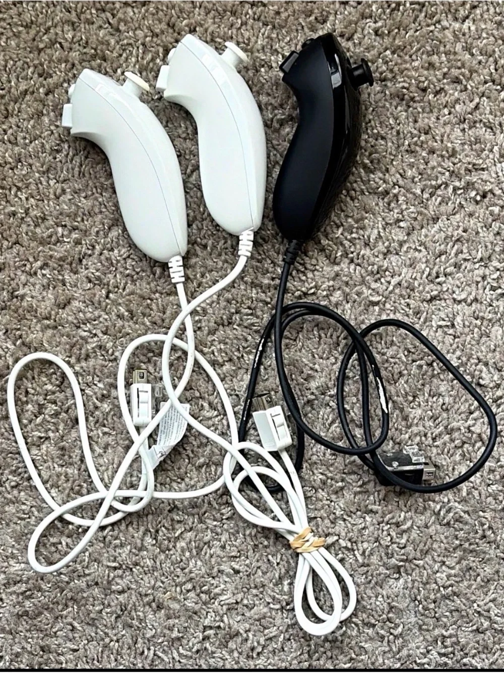 Nintendo Wii Nunchuck Bundle of 3
